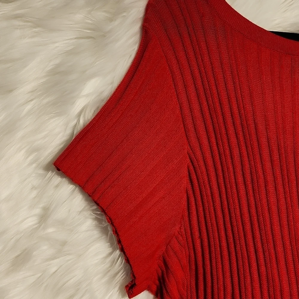 Torrid Holiday  Red Sweater Dress sz 4. HOLIDAY - Picture 9 of 10